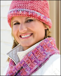 Mosaic Scarf & Matching Cloche, page 38