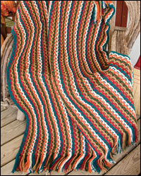 Textured Stripe Harvest Throw, page 31