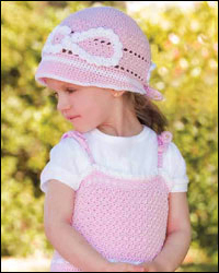 Child's Vintage Cloche & Top, page 32