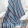 Flower Fiesta Fringed Afghan