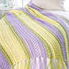 Sighs of Spring -- Lacy Ferns Afghan