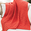 Fabulous Filet -- Diamond Posy Throw