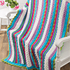 Sampler Afghan -- Many Stitches Throw
