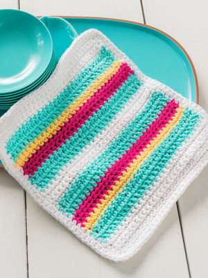 Cabana Striped Dishcloth