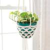 Cool Cotton — Faux-Macramé Plant Hanger