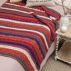Jewel Tone Crochet Sampler Throw