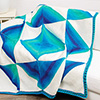 Tunisian Magic Triangles Afghan