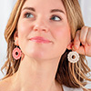 Summertime Floral Drop Earrings