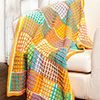 Tunisian Grid Blanket