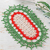 Dora Oval Doily