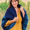 Night Sky Tunisian Shrug